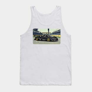 Pagani Zonda R Track Print Tank Top